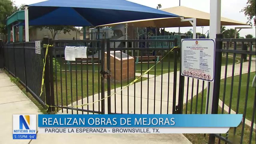 Inicia el proceso de remodelación del Parque La Esperanza en Brownsville