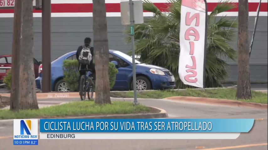 Un ciclista sigue recuperándose tras ser atropellado en Edinburg y darse a la fuga