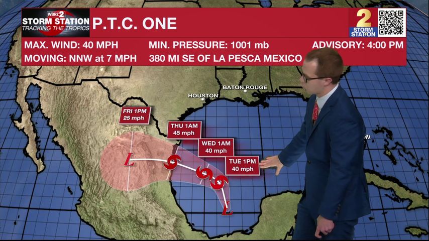 Potential Tropical Cyclone One designated in Bay of Campeche