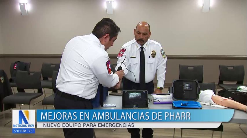 Pharr renueva los equipos de sus ambulancias para una mejor atención