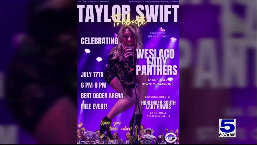 Taylor Swift tribute concert to honor Lady Panthers softball team