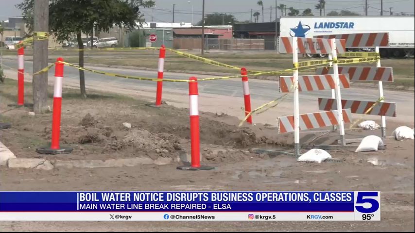 Boil water notice disrupts businesses and schools in Elsa