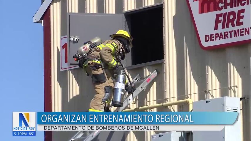 Entrenamiento regional de bomberos en McAllen mejora respuesta a incendios en El Valle