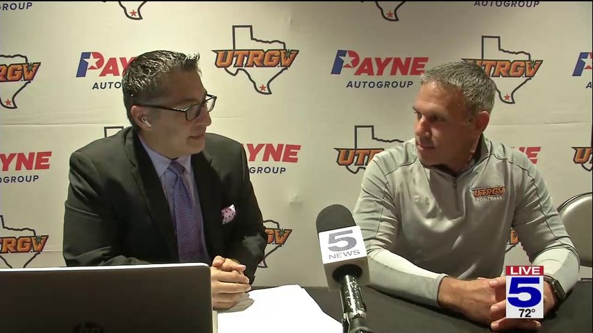 WATCH: UTRGV HC Travis Bush Discusses 1st FB Early Signing Class