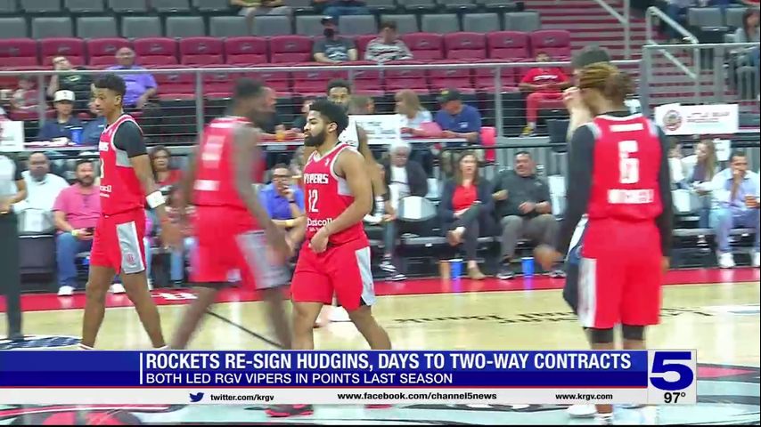 Houston Rockets re-sign Hudgins, Days to Two-Way contracts