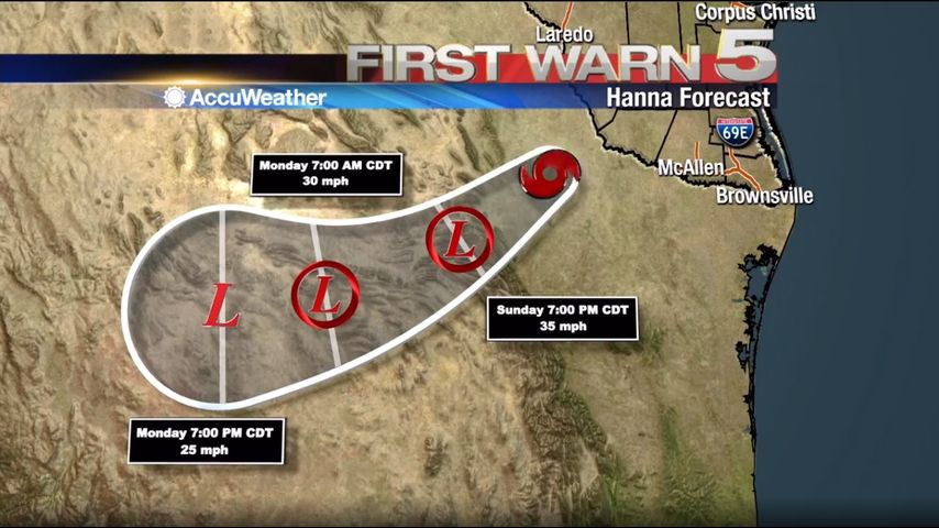 Watch Live: the latest on Tropical Storm Hanna