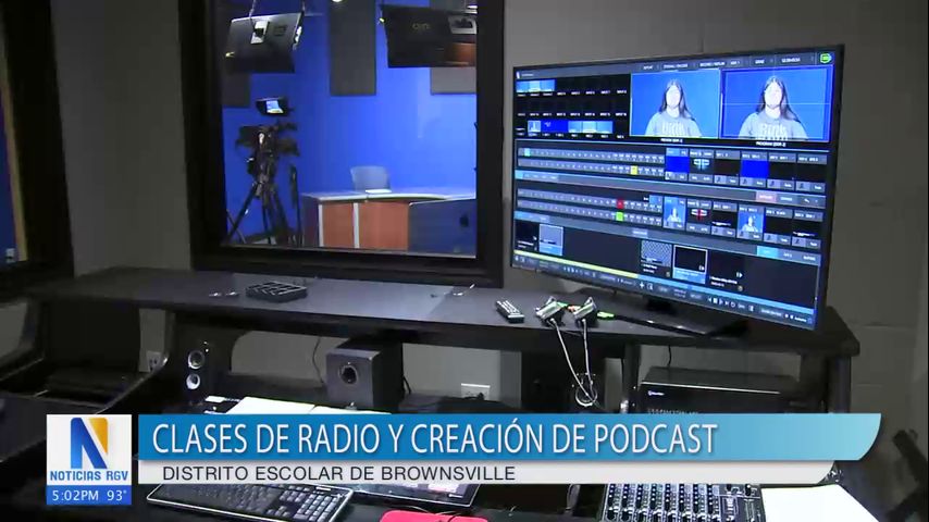 Brownsville ISD ofrece clases de radio y creación de podcast