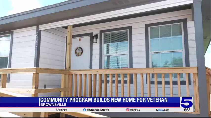 Brownsville community program builds new home for veteran