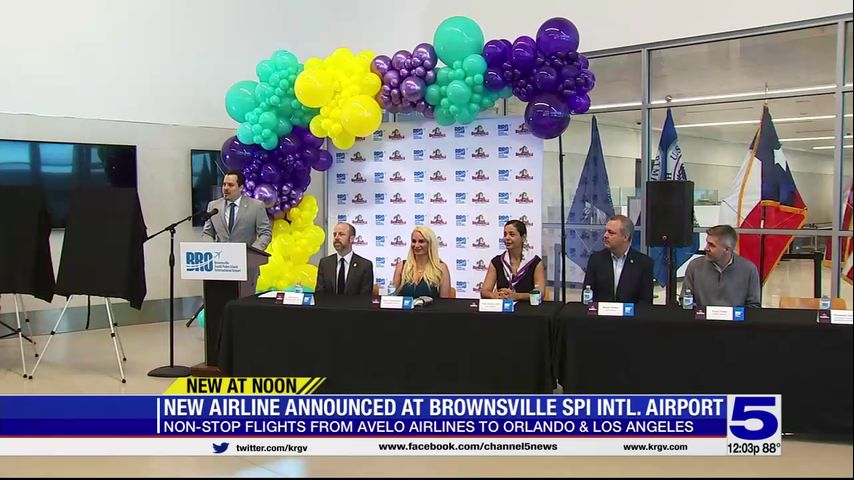 New airline announced at Brownsville SPI International Airport