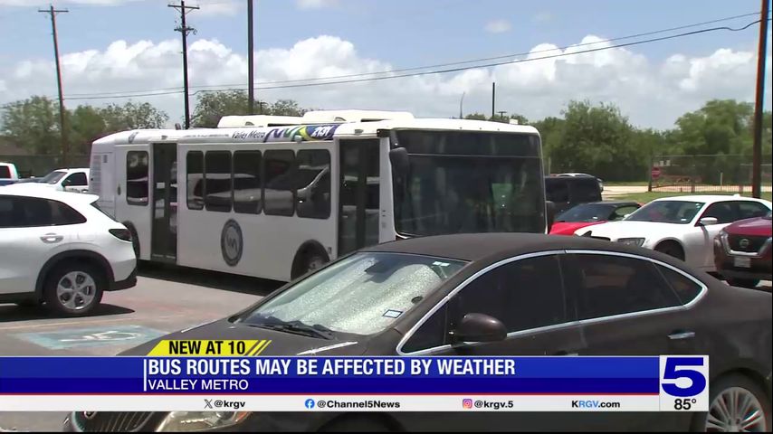 Valley Metro bus routes may be affected by weather