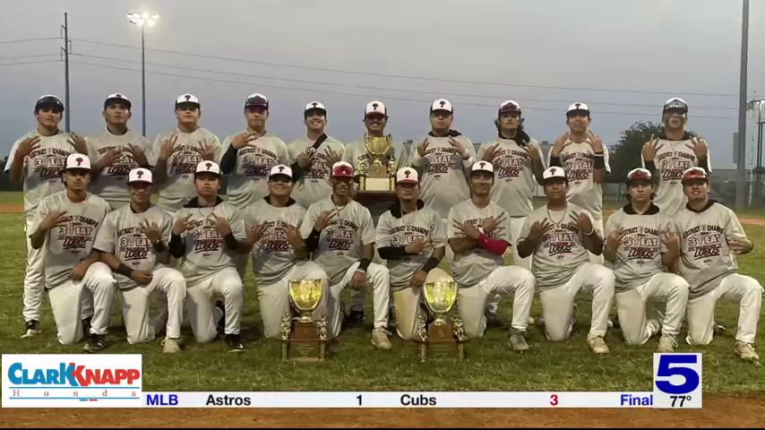 Lobos Baseball three-peat District 30-5A title