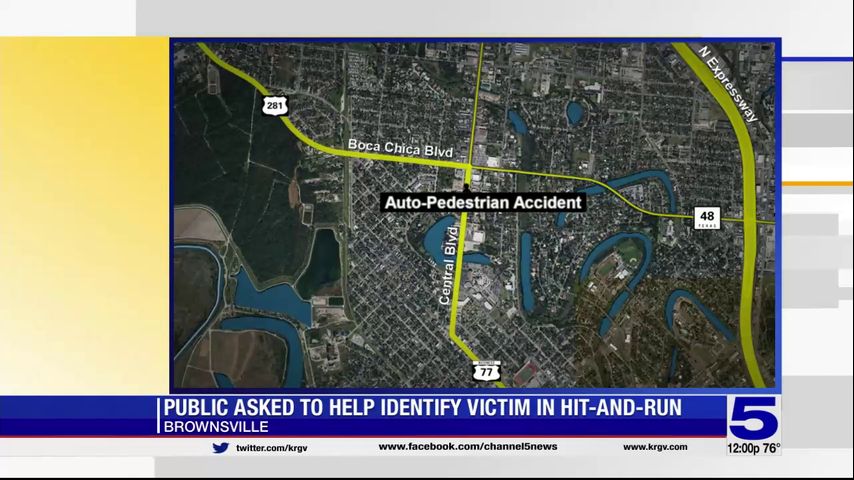 Brownsville police seeking public's help in identifying victim in hit-and-run