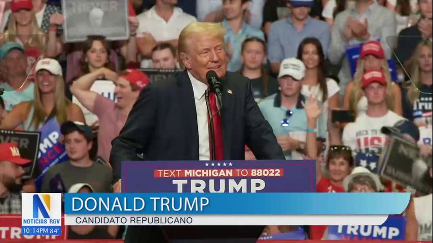 Trump regresa a la campaña en Michigan tras sobrevivir a intento de asesinato