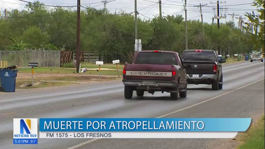 Un residente de Los Fresnos fallece tras un choque entre un automóvil y un peatón