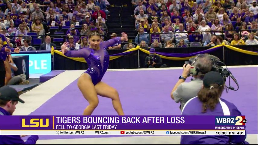 LSU gymnastics getting back into routine ahead of 2026 home opener