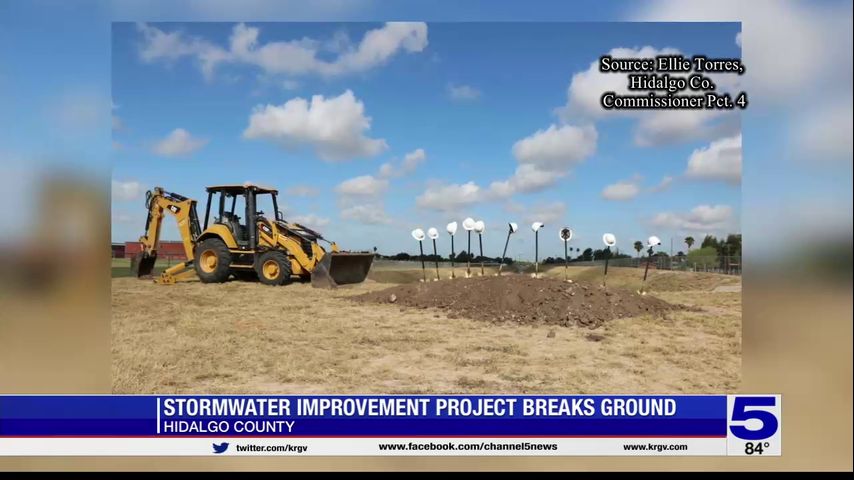 Storm water improvement project breaks ground in Hidalgo County