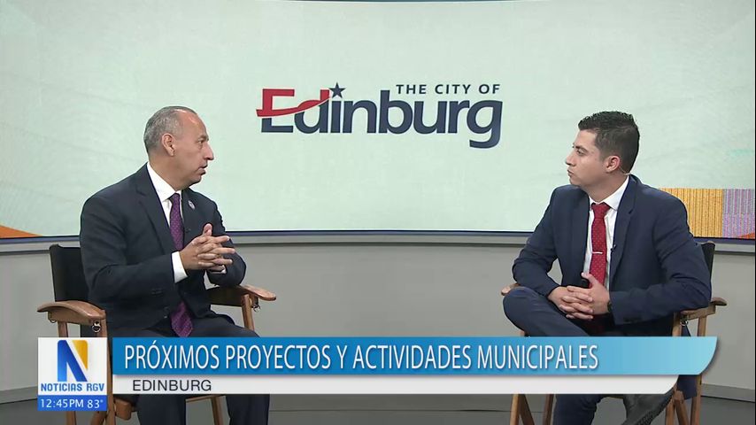 Alcalde de Edinburg presenta informe sobre nuevos proyectos en la ciudad