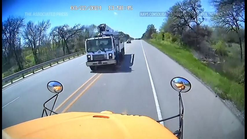 Dashcam video shows deadly Texas school bus crash after cement truck ...