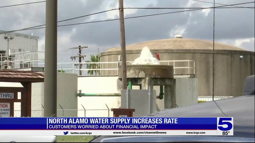 North Alamo Water Supply Corporation customers facing rate increase