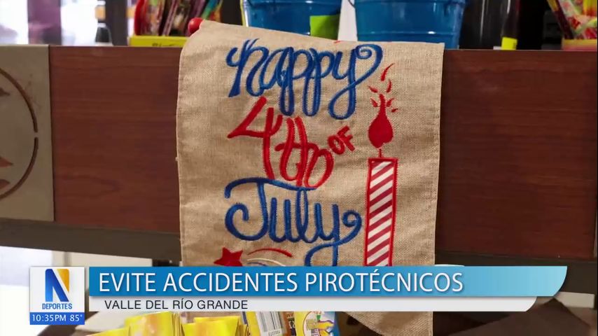 Recomendaciones para evitar accidentes con pirotecnia