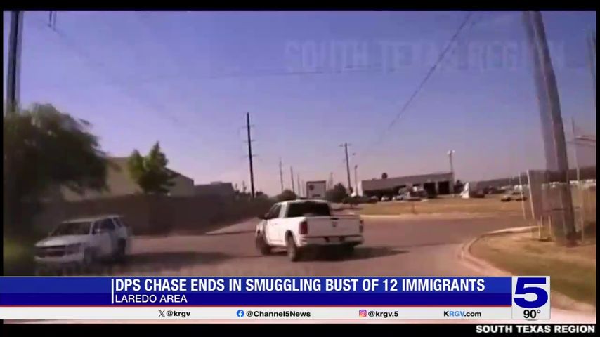 DPS: Smuggler, 12 migrants arrested following high-speed chase in Laredo