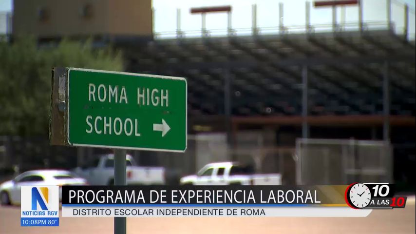 Roma ISD ofrece programa de empleos de medio tiempo para estudiantes de grados 11 y 12