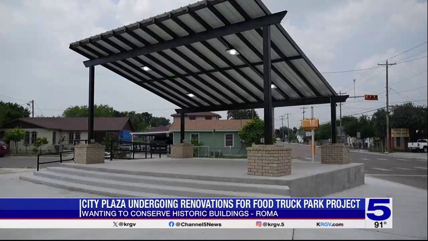 City of Roma working to renovate plaza into food truck park