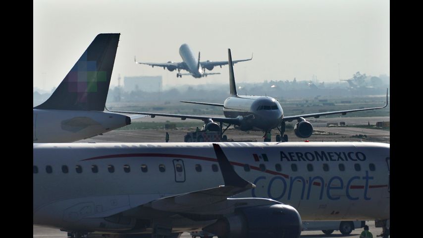 La aerolínea mexicana Aeroméxico fue la más puntual de 2024, según ranking de empresa de datos