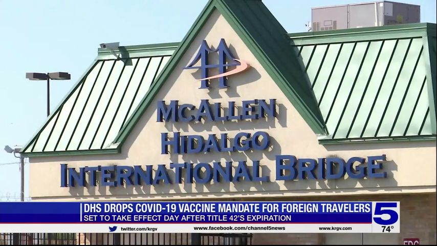 DHS drops COVID-19 vaccine mandate for foreign travelers