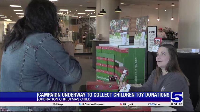 Campaign to collect toy donations for children around the world underway in the Valley