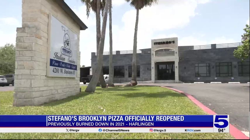 Stefano's Brooklyn Pizza holds grand reopening in Harlingen