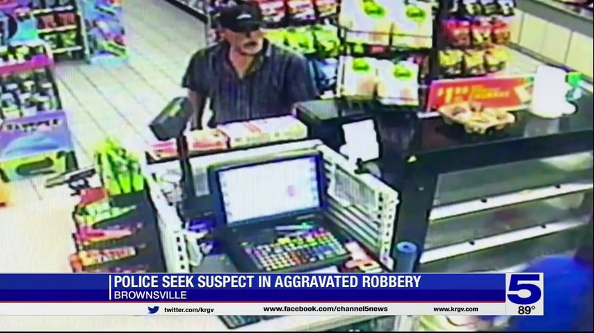 Brownsville police search for suspect in aggravated robbery