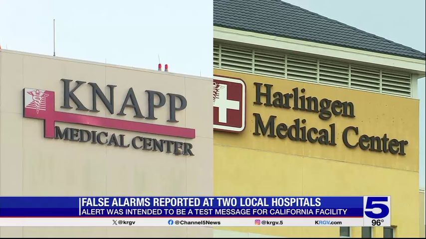 False alarms reported at two Valley hospitals