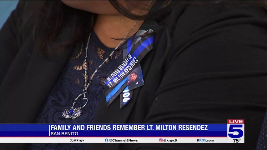 Wife of slain San Benito police lieutenant expresses appreciation for community support