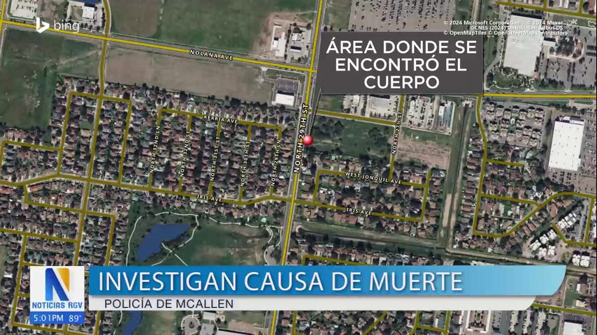 Encuentran a un hombre fallecido en un campo en McAllen tras ser reportado como desaparecido