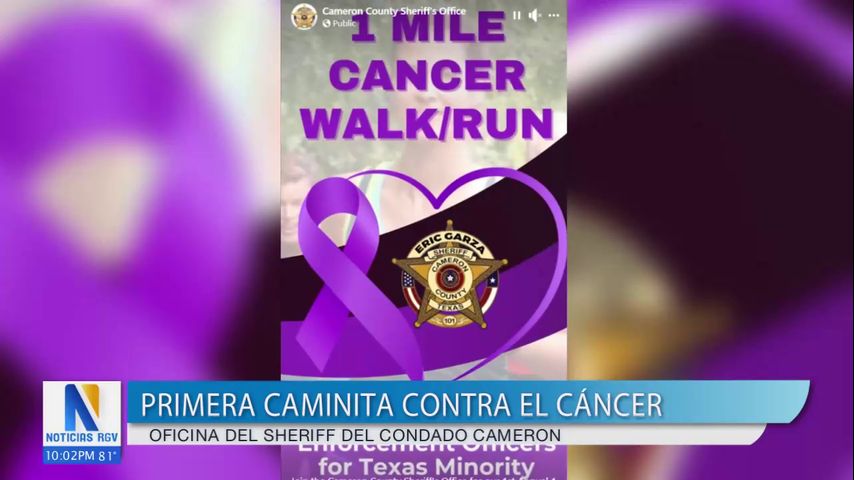 Realizarán caminata contra el cáncer en el condado Cameron