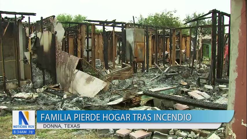 Familia de Donna solicita ayuda tras perder su casa en un incendio