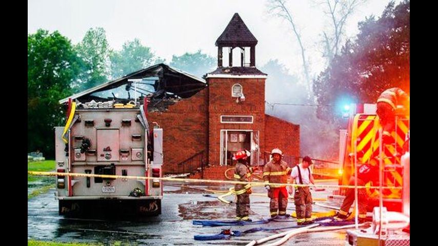 White man arrested in fires at 3 black churches in Louisiana