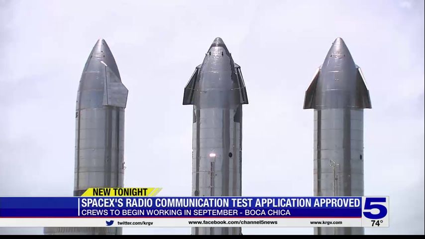 SpaceX's radio communication test application approved