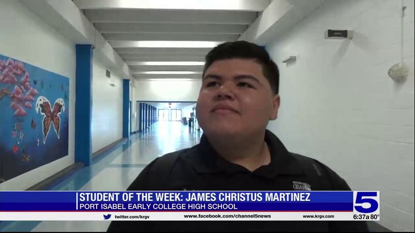 Student of the Week: James Christus Martinez